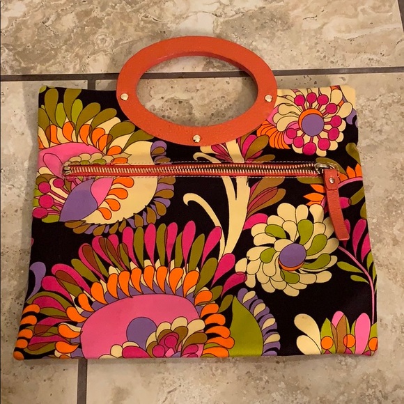Kate Spade Clutch - Multicolor with Orange Accents - Picture 2 of 8